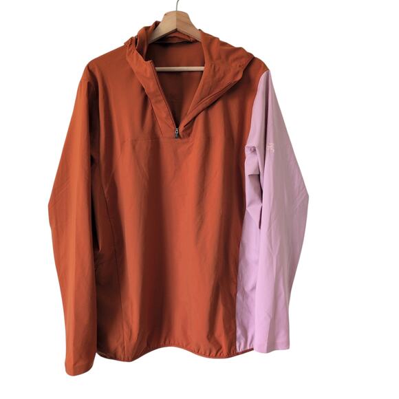 NWT Arc'teryx Sima Pullover Hoodie Jacket Women's‎ XL Orange Pink Hiking RARE - Picture 2 of 13